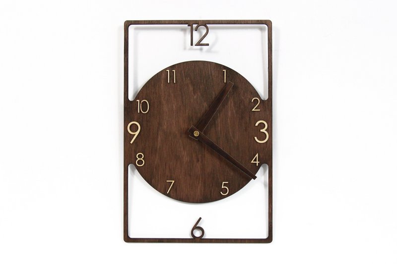 Orologio da parete, orologio da parete in legno