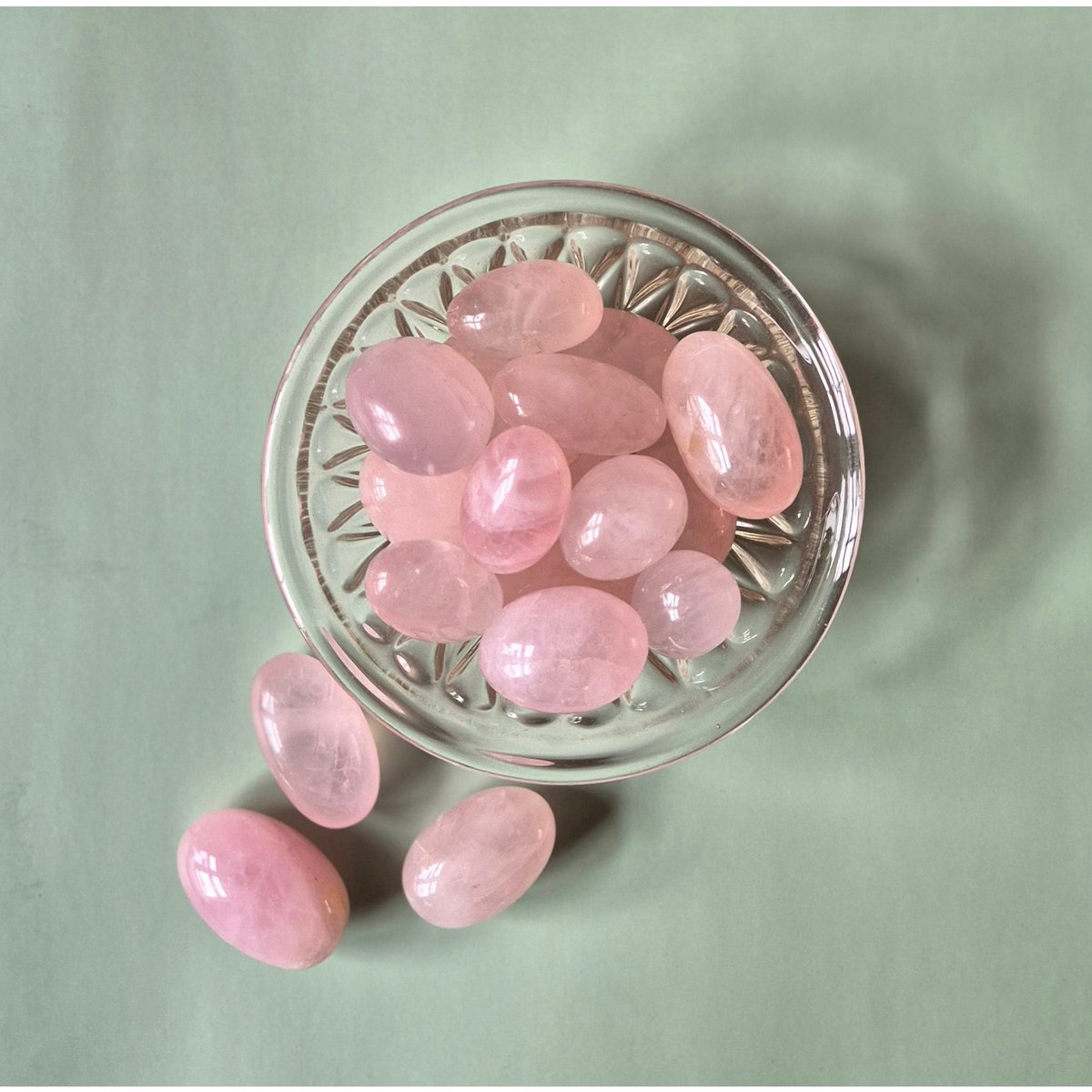 Big Crystal Rose Quartz Tumbled Gemstone 3-5cm Rozenkwarts Trommelsteen Knuffelsteen Zaksteen Christmas Kerstmis Cadeau Idee