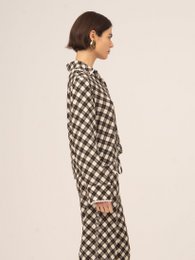Klassiek, op Betty Argyle geïnspireerd overhemd met geometrische print