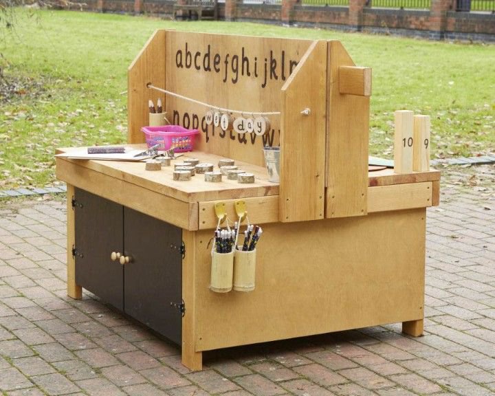 Cosy double -sided arithmetic and literacy station