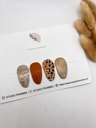 Haarspeldjes bruin (setje)