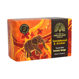 ENGLISH SOAP C° 100g Travel Soap - Sandalwood & Amber