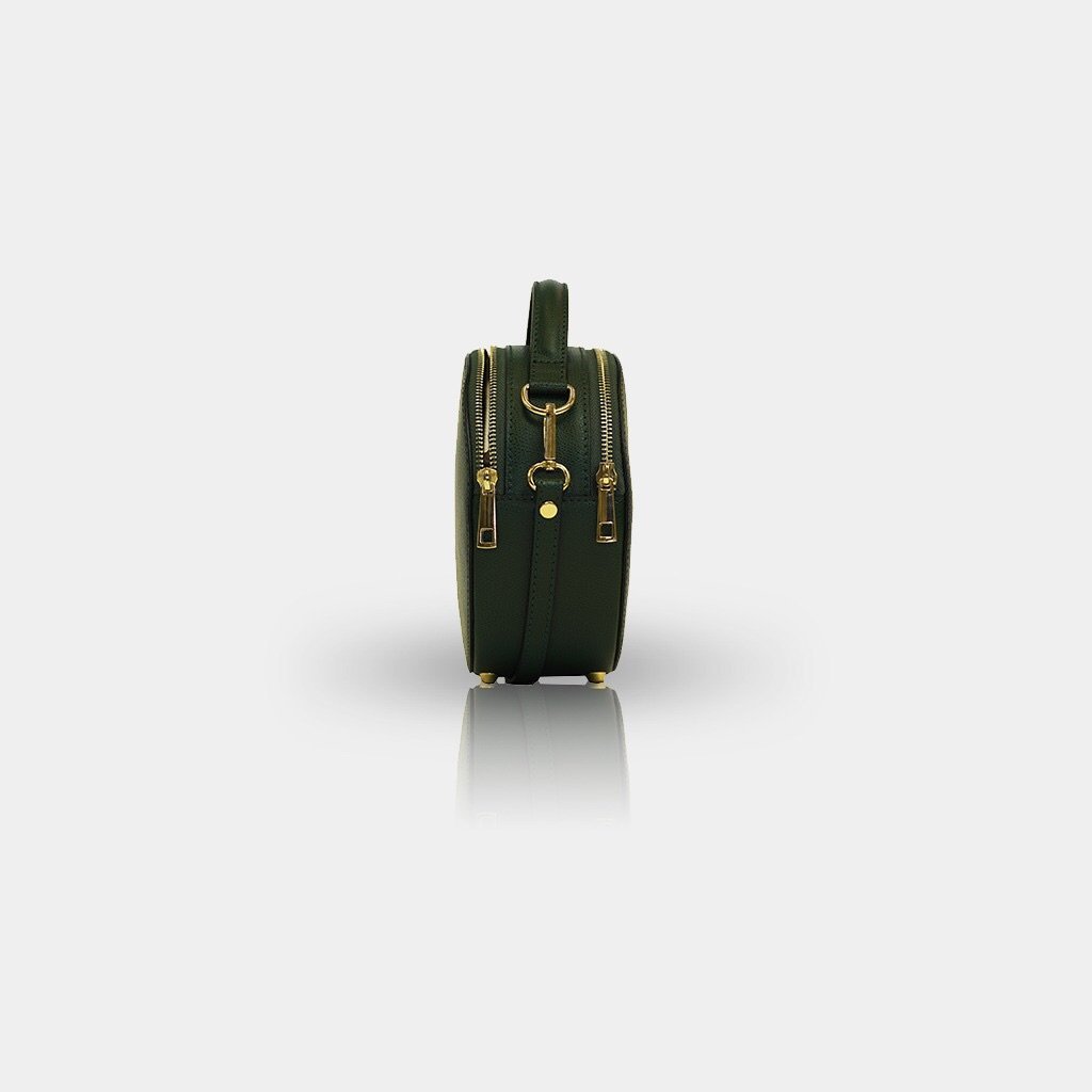 Round shoulder bag `` MADEIRA ''
