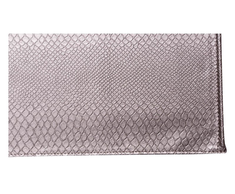 Table Runner Reptileder Taupe 150 cm Le cuir synthétique peut être essuyé
