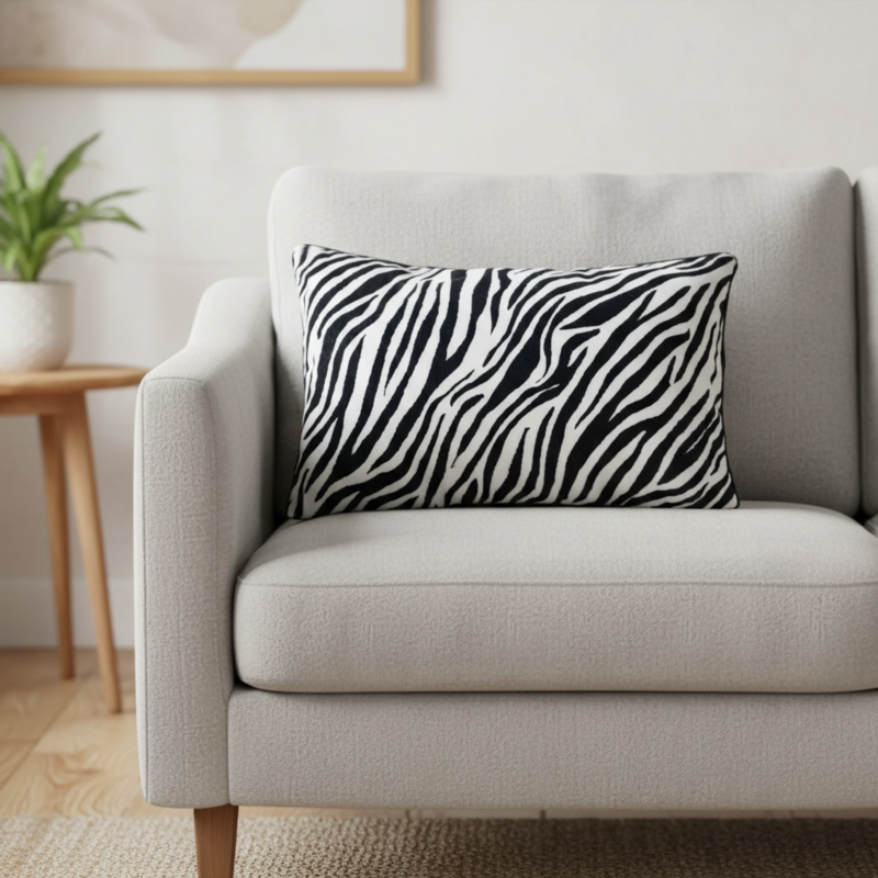 Kissenhülle Zebra 30x50cm