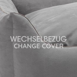 Wechselbezug Hundebett Box Bett Alcanterra anthrazit