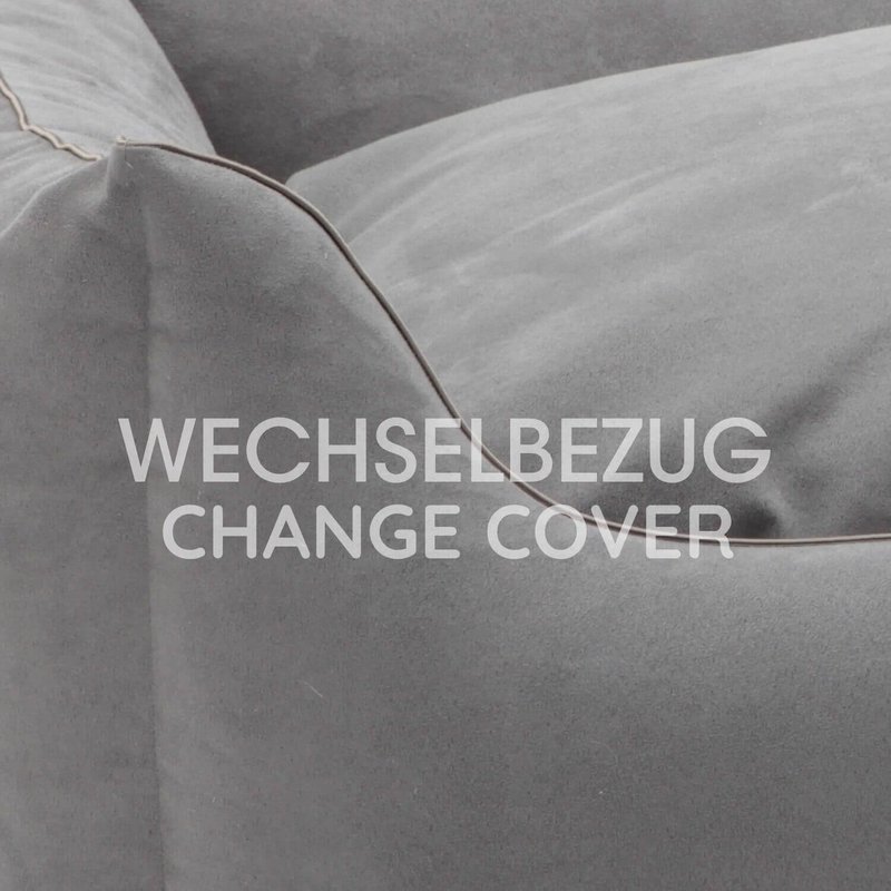 Wechselbezug Hundebett Box Bett Alcanterra anthrazit