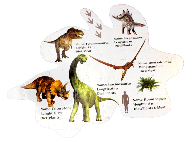 Rompecabezas de piso - Dinosaurios (INT)
