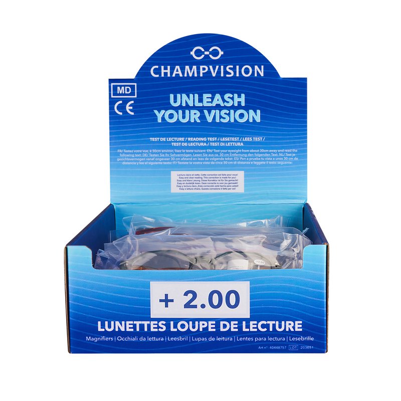 24 Lunettes Loupe de Lecture - +2.00
