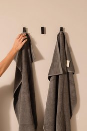 Ensemble de crochets muraux (3 pièces)
