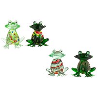 Figure frog Jogy H.4.5 cm - 4 assorted