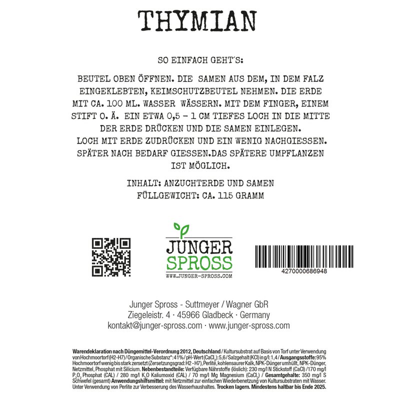 Against dreary workplaces (thyme)
