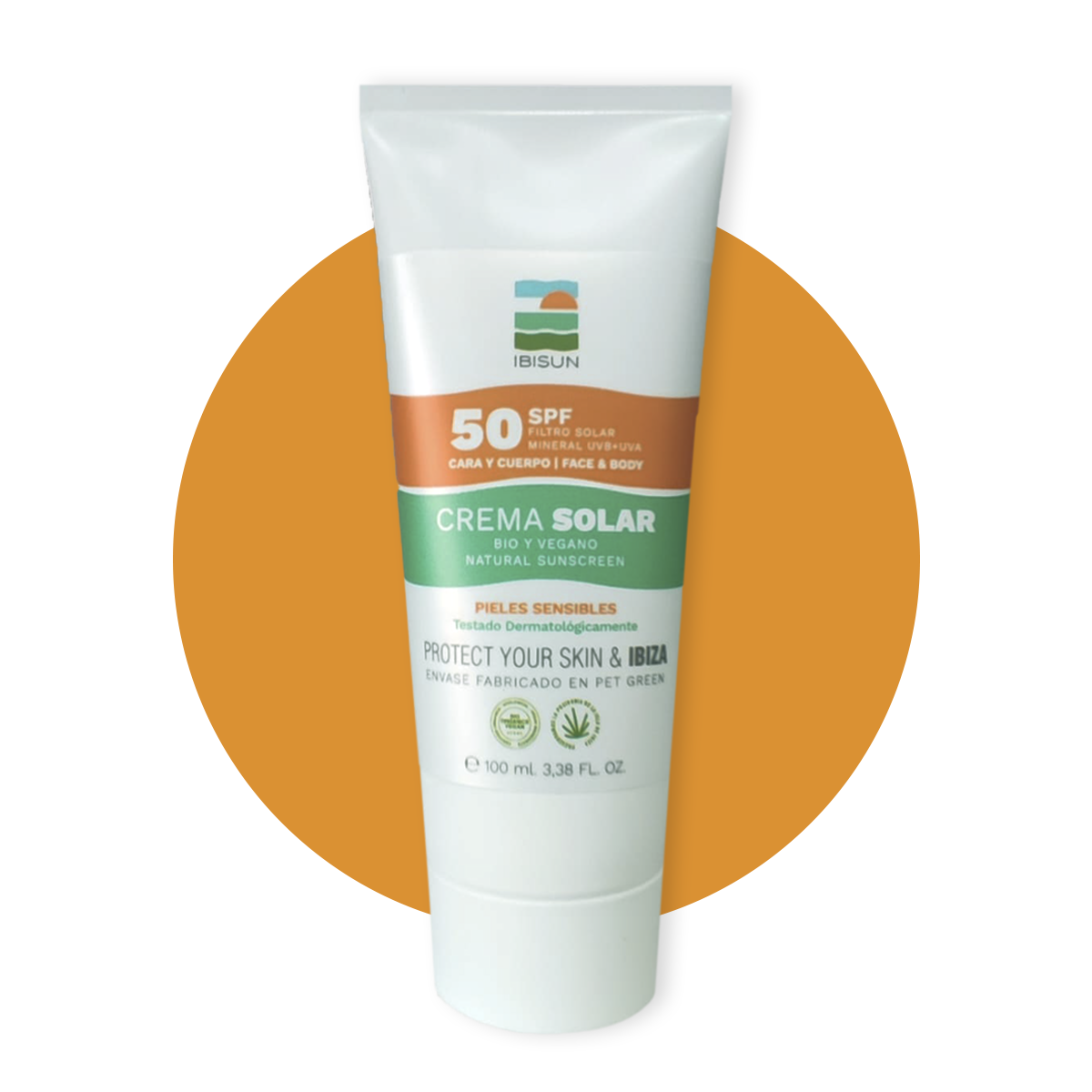 Naturalny Mineralny Filtr Przeciwsłoneczny 50 SPF BIO VEGAN 100ml