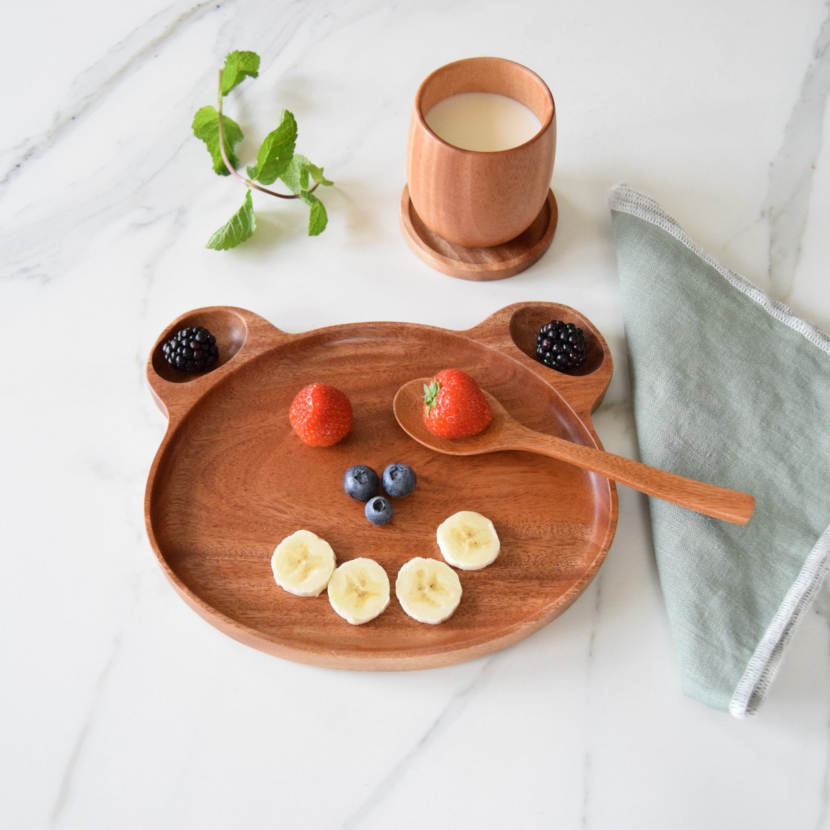 Handmade - Kids Cup  Ø7 cm - Eco-friendly - Khaya wood