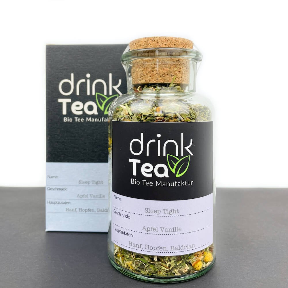 Verre de bonne nuit en liège bio Sleep Tight Tea
