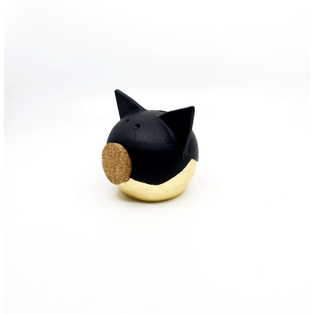 Banque de piggy d'or divisée