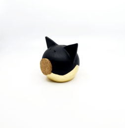 Divided Gold Piggy Bank