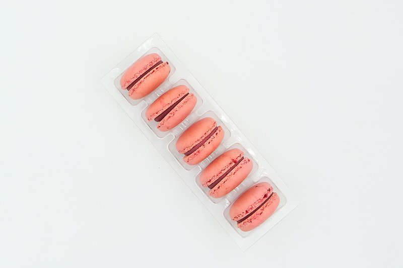 Frambozen Macarons