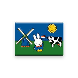 Miffy Kühlschrankmagnet Weißblechwiese