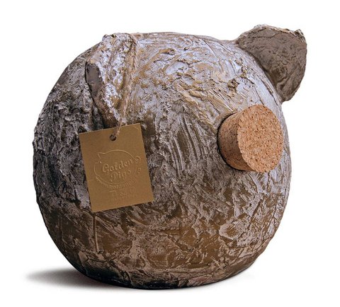 Keramisch spaarvarken - Grunge-collectie | Vintage spaarpot pot