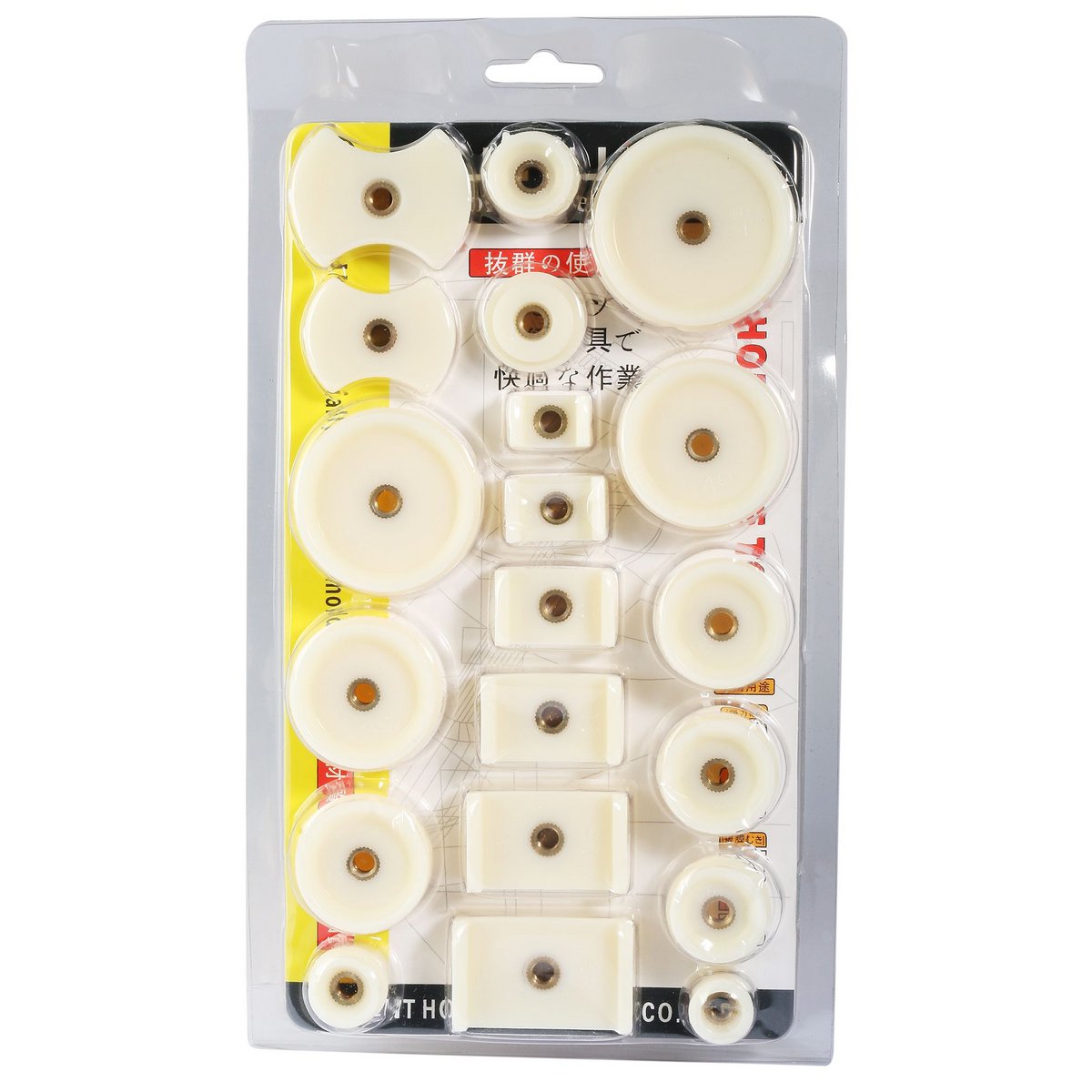 Kunststoffeinsätze für Glaseinpresser und Gehäusebodenschließer, 20 Stk.