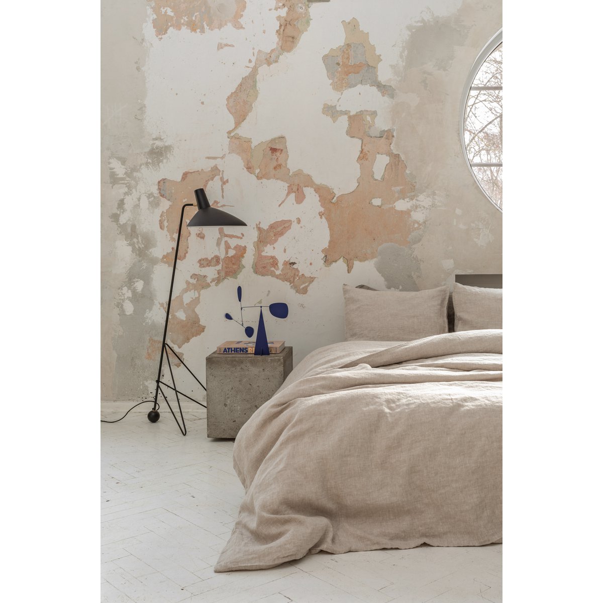 Linen bedding set / Natural melange