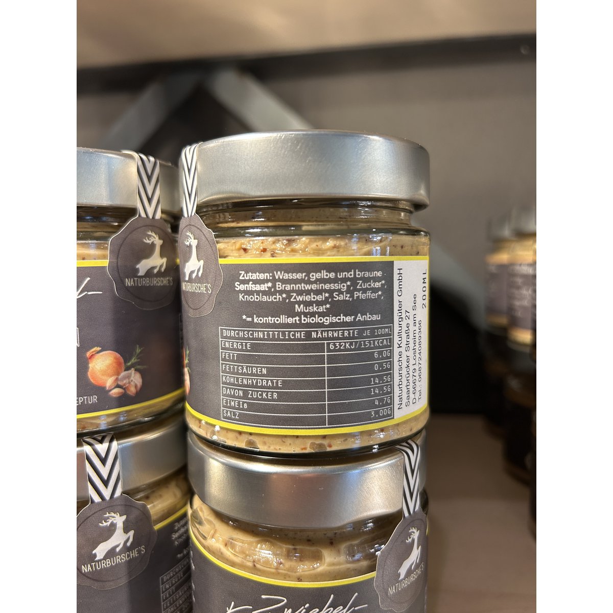 Naturbursche Zwiebel-Knoblauch Senf bio