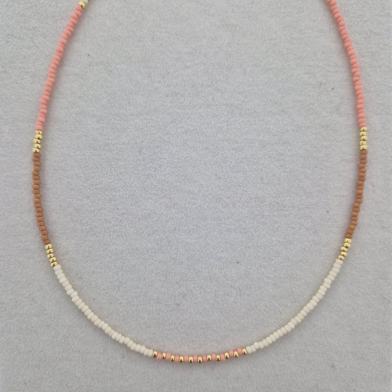 Kralketting Miyuki zu tun | Kamel, Pfirsich