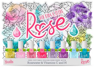 Snails Nagellak Rose PEEL-OFF: DISPLAY, GRATIS bij een bestelling van 32 flesjes Rose Peel Off. Geschikt voor 32 stuks.