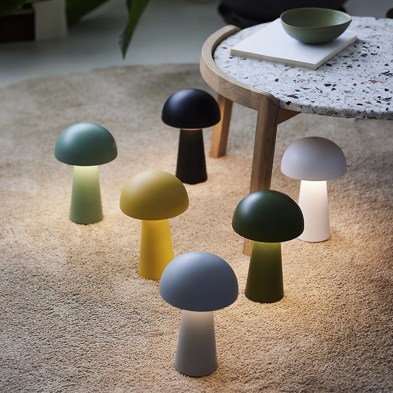 BORDLAMPE MOVE ME STØVET GUL