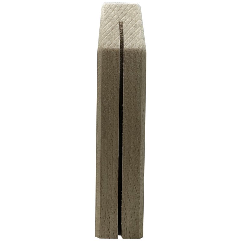 Photo stand / Card stand house beech wood 12 x 7.5 x 2 cm - Amsterdam 845