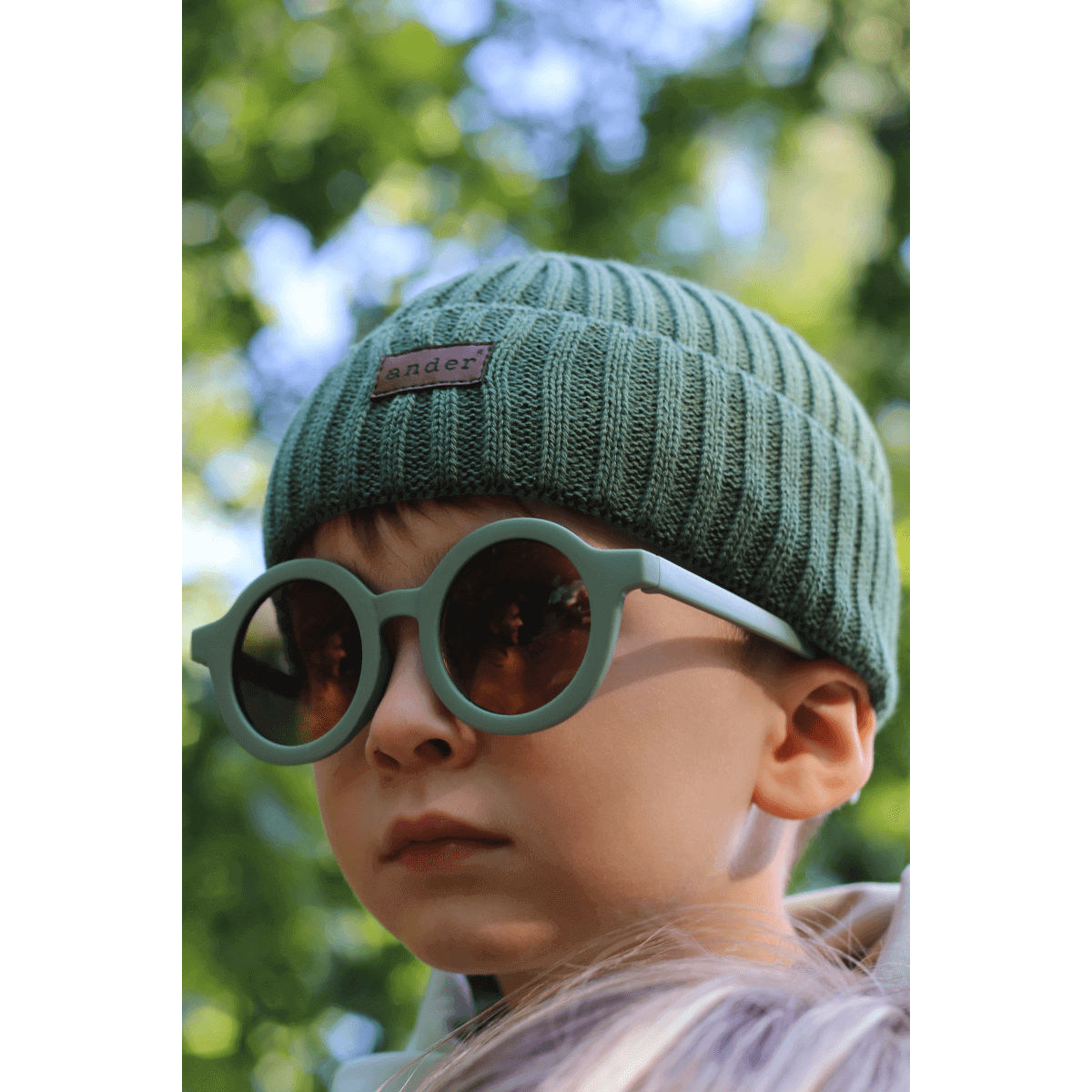 Czapka - 100% bawełna ACHILLE - GREEN