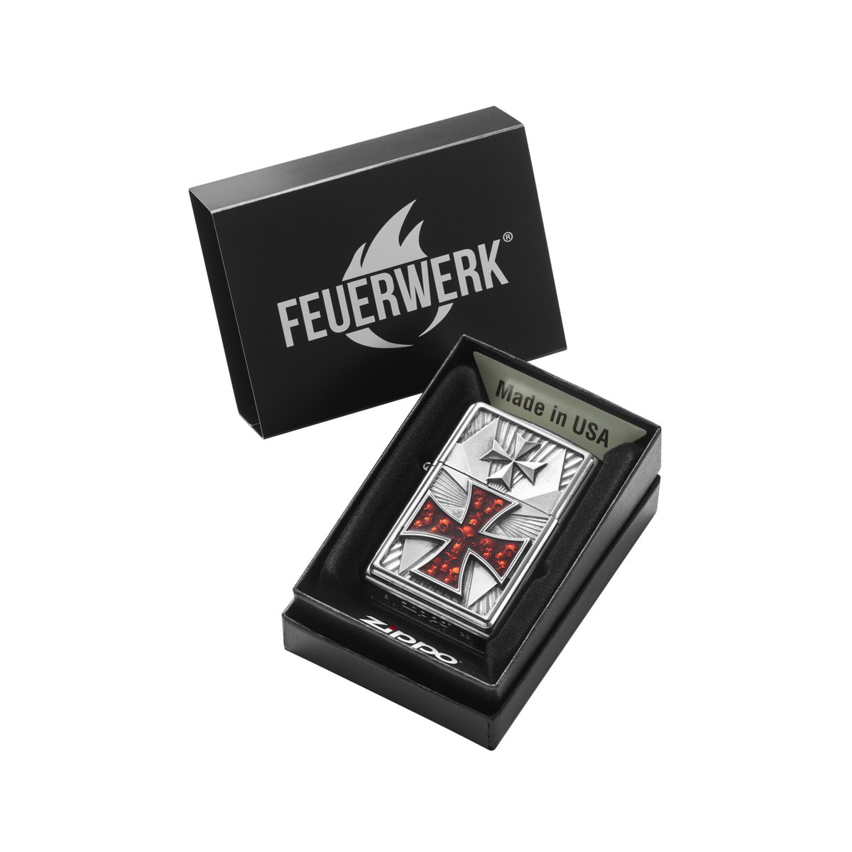 ZIPPO Sturmfeuerzeug FEUERWERK - TEMPLERWERK