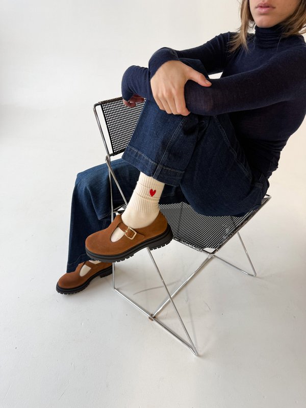 Chaussettes Coeur Rouge