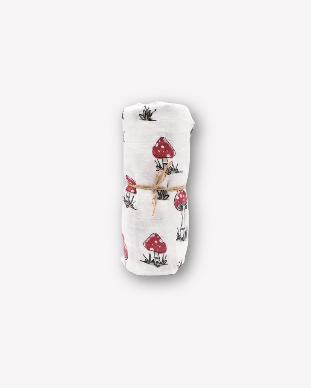 Muslindug økologisk bomuld 120x120cm • Paddehat