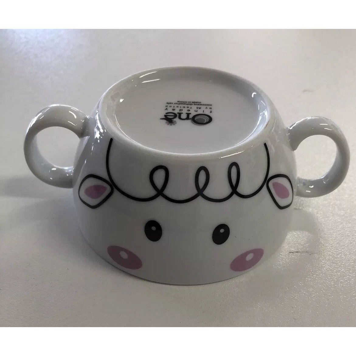 Dulce Oveja –4uds. vajilla de porcelana apilable infantil