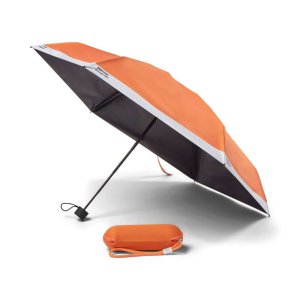 Kopenhagen -Design - Regenschirm kompakt in Reisetasche - Orange 021 - Orange