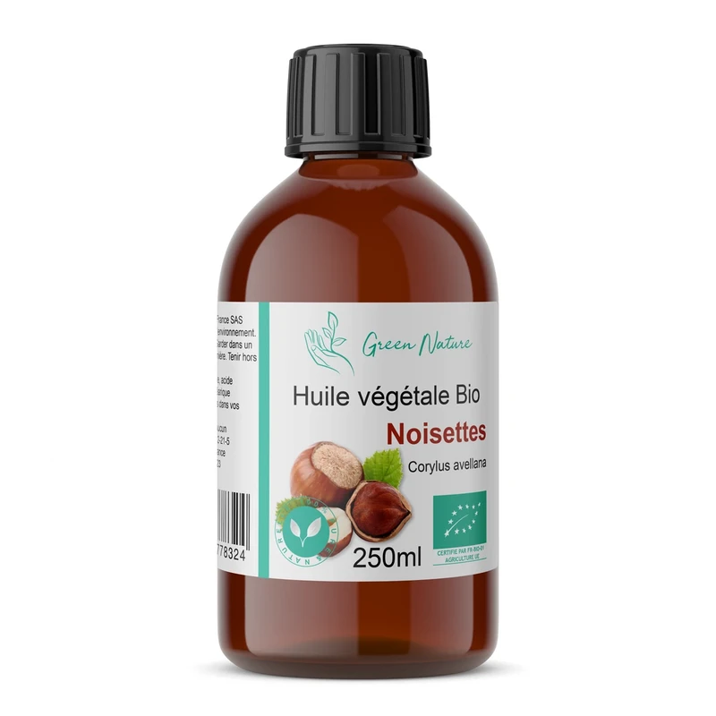 Haselnuss-Bio-Pflanzenöl