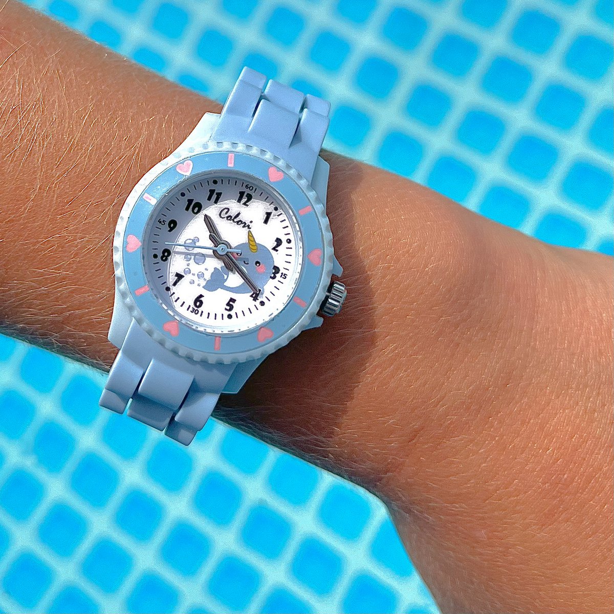 Reloj Infantil Colori Kidz 5-CLK114 con Ballena - Correa de Silicona - Ø 30 mm - Azul