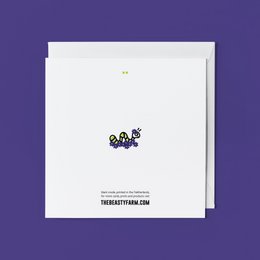 Biglietto di auguri con animali: Wurm Welcome