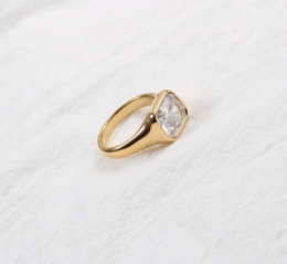 Andrei - Women’s Diamond Signet Ring