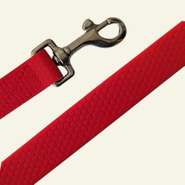 Waterproof multi-position leash Red 250cm