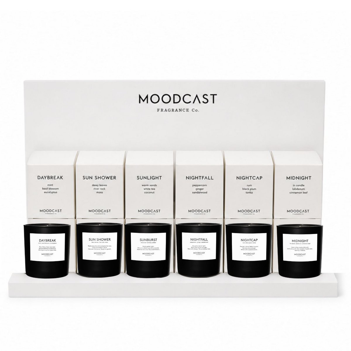 Moodcast Night & Day 8 oz stearinlys Pre-Pack