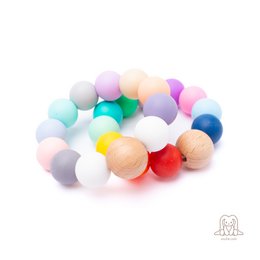 Baby Silicone Teether | BEADS Rainbow