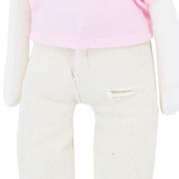 Cotton Soft Toy, Cotti Motti - Zoe The Sheep: Wide Jeans + Bonus Mermaid Tale (30 cm)