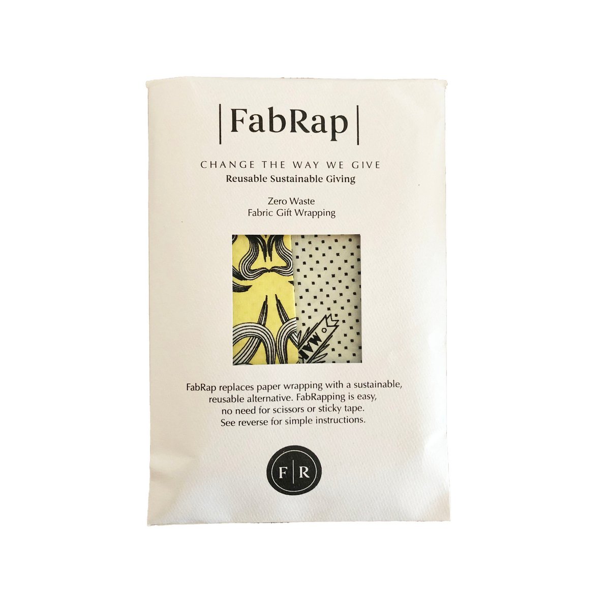 Geschenkpapier aus Furoshiki-Stoff – 3er-Pack doppelseitiges One-Style-Bundle