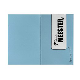 Segnalibro in carta regalo - maestro