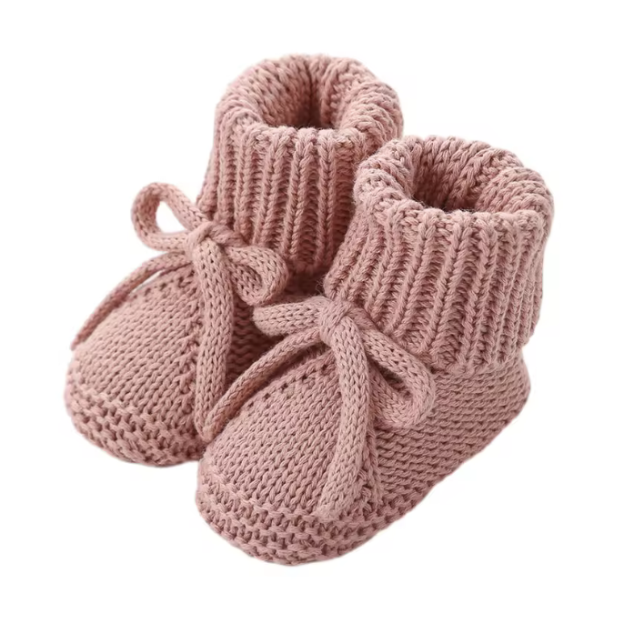 Gestrickte Babyschuhe | Babyschuhe | Chunky Baby Booties | Efeu und Soof