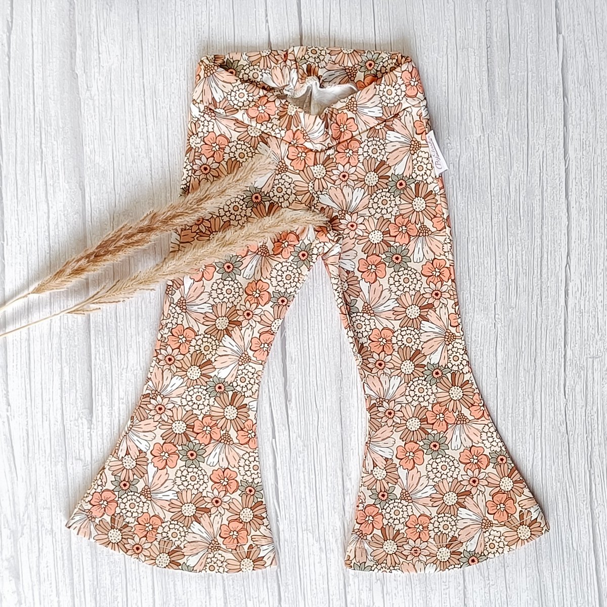 Pantalon Évasé Fleur Joyeuse