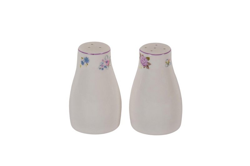 Porcelain salt & pepper set Flora Isabelle Rose